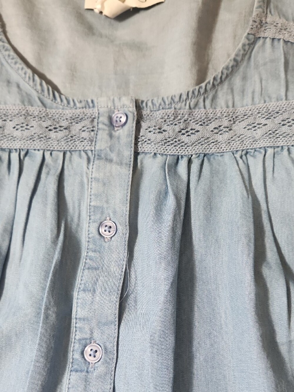 Jessica Simpson Light Blue Women's Blouse - Picture 5 of 13
